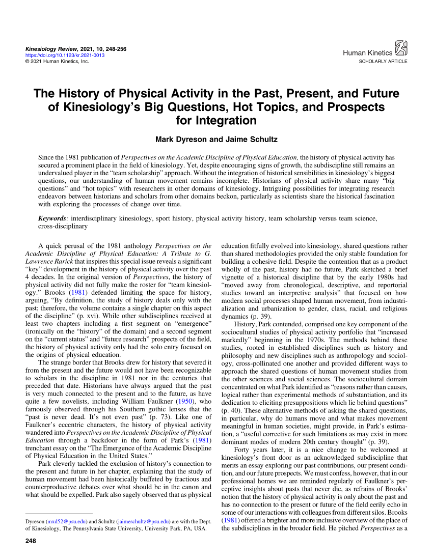 A Brief History Of Physical Fitness - Physical Culture Study