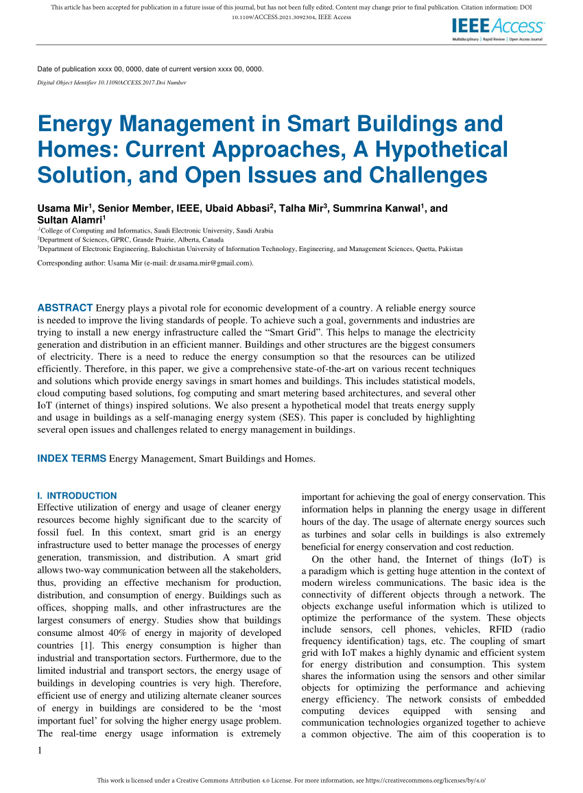 energy management challenges essay