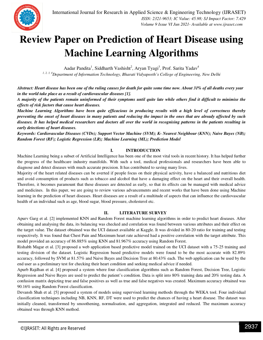 recent research papers on machine learning algorithms