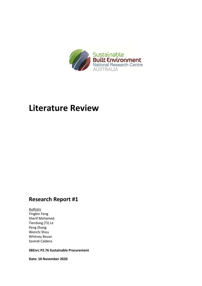 literature review on e procurement