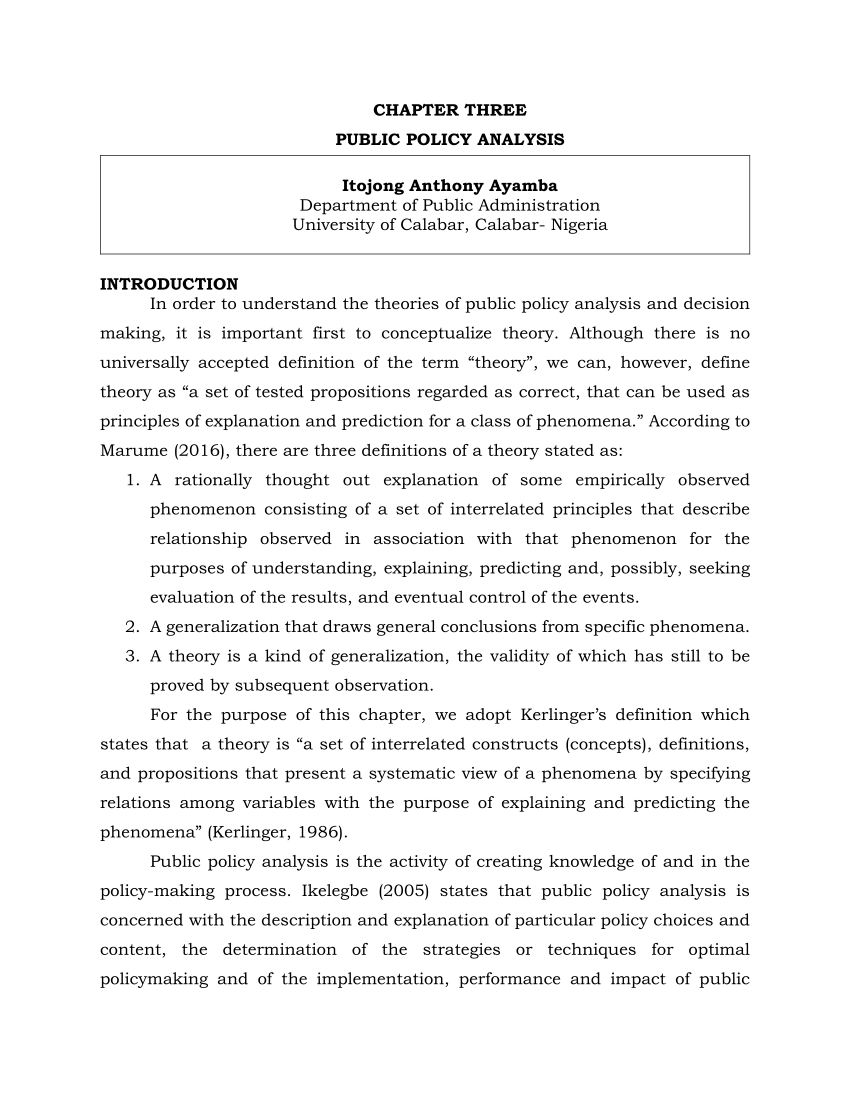 public policy essay pdf