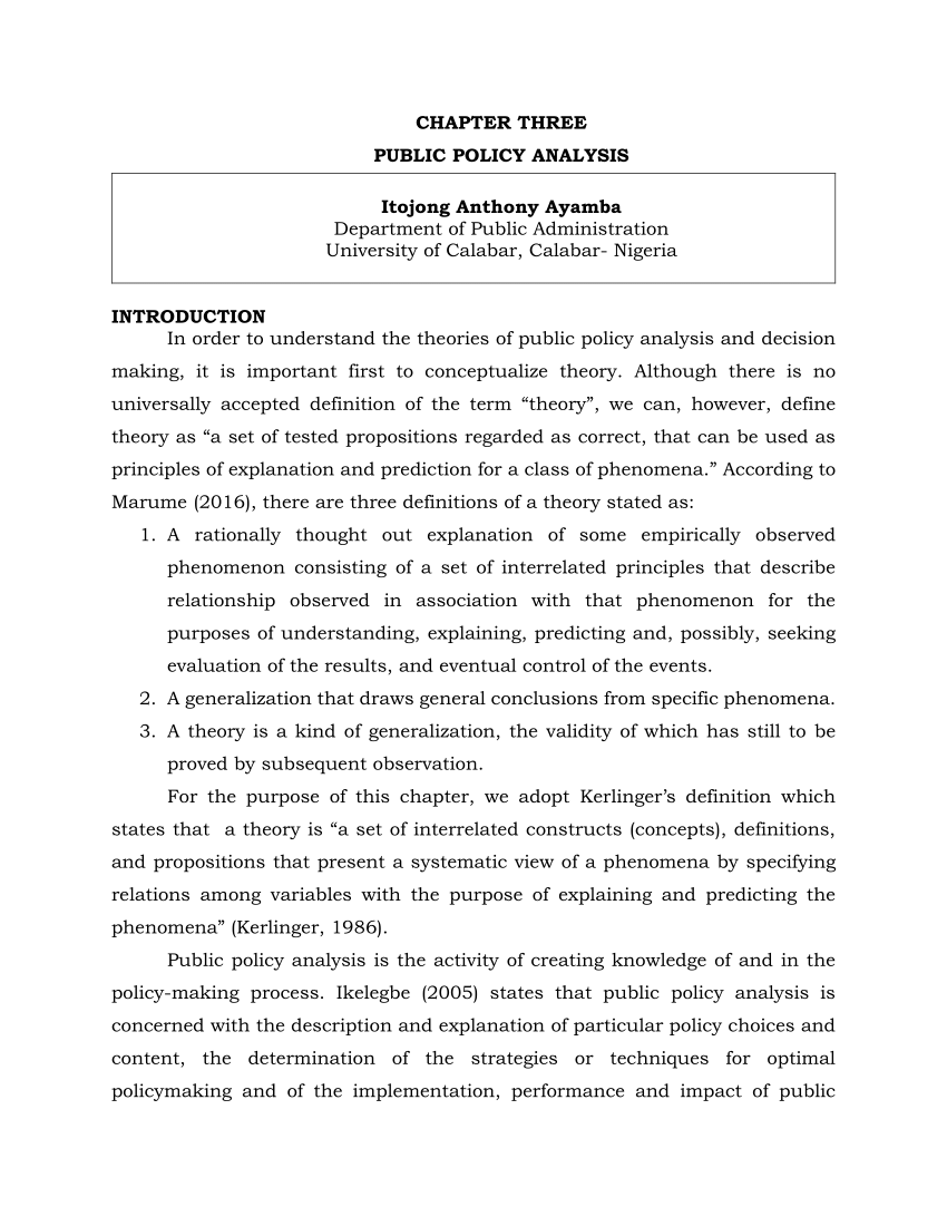 public policy research paper pdf