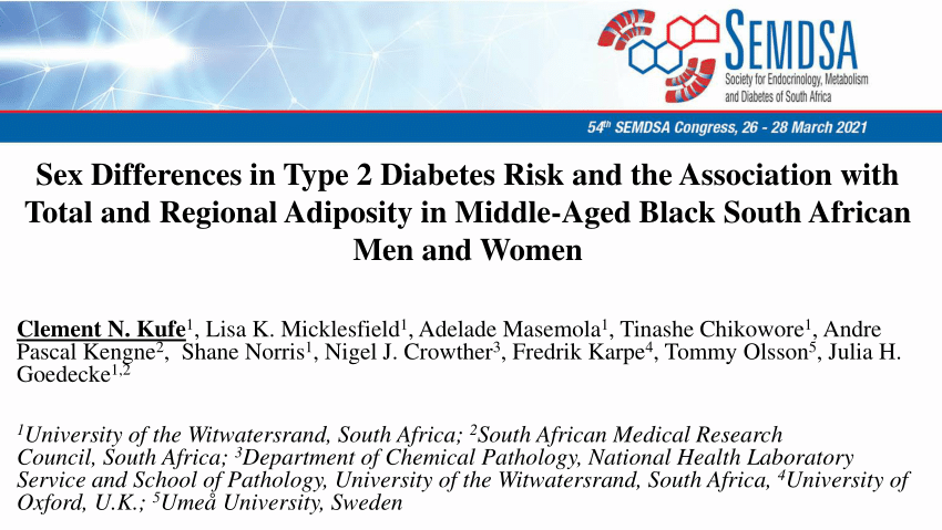 PDF Sex Differences in Type 2 Diabetes Risk and the Association  