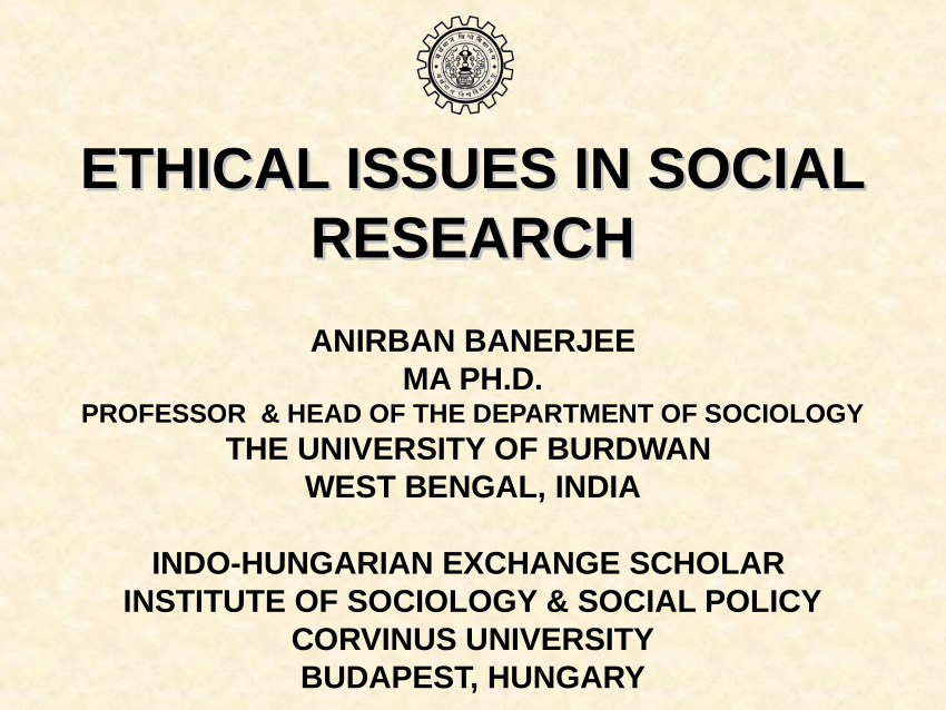 examples of ethical issues in social science research