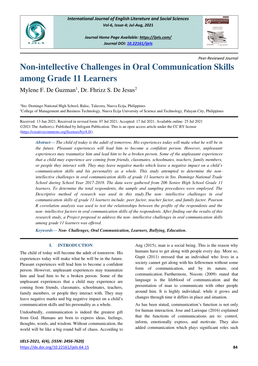 oral communication grade 11 pdf speech