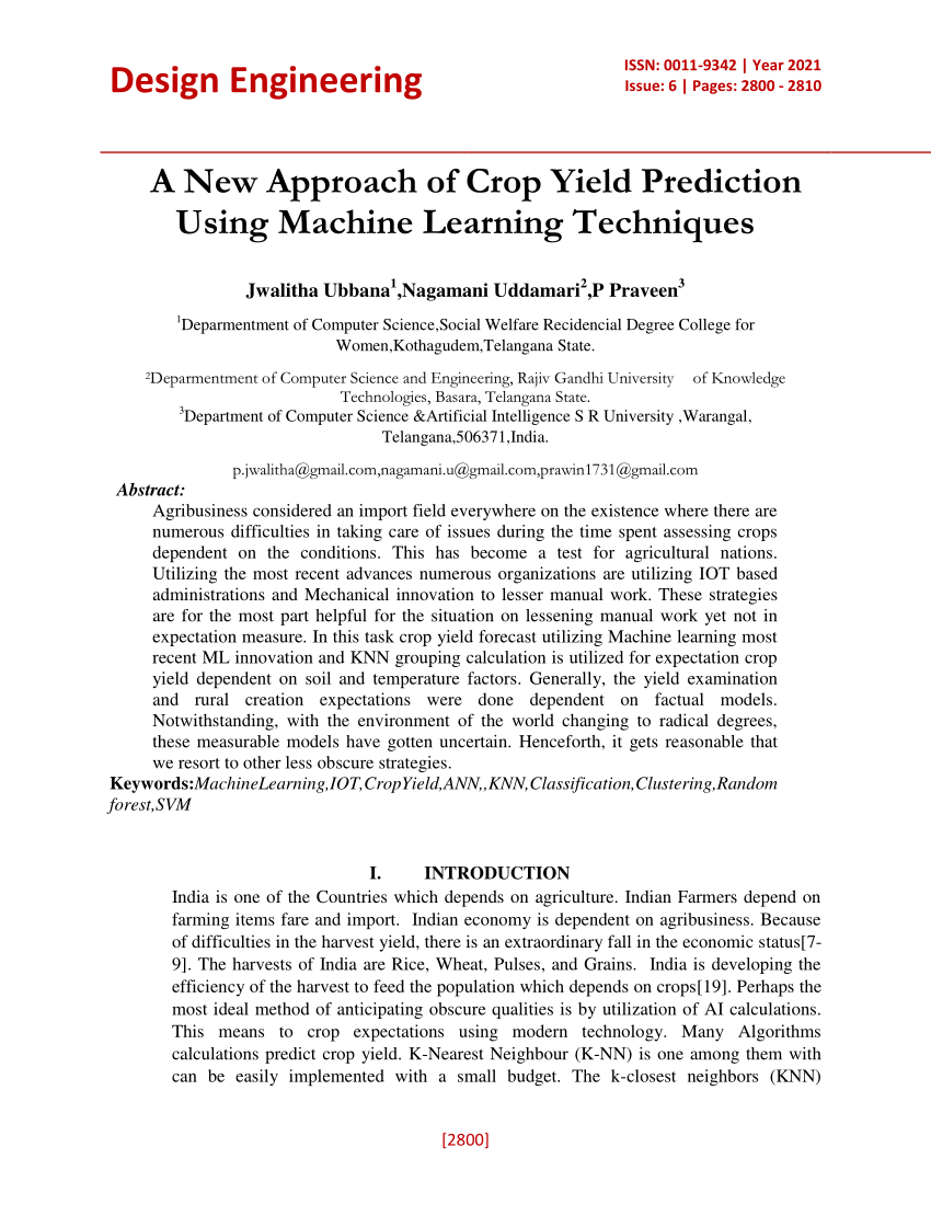 crop yield prediction using machine learning thesis pdf