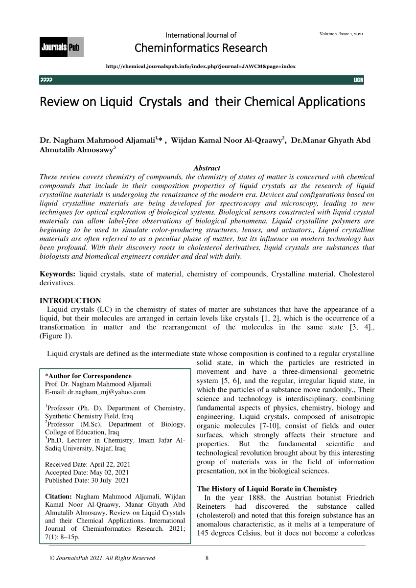phd thesis on liquid crystals