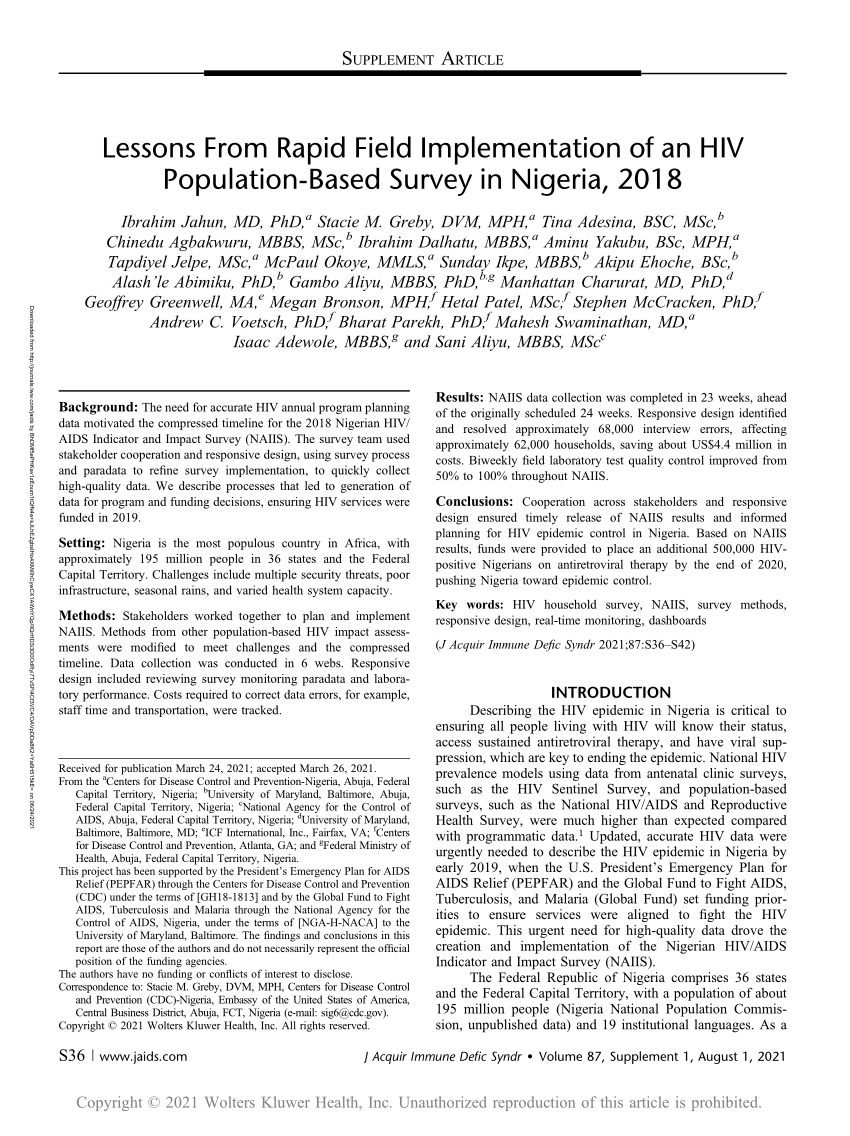 essay on controlling hiv in nigeria