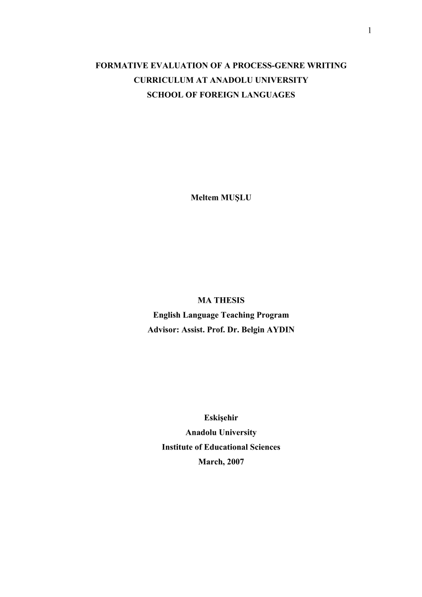 thesis on foreign language education