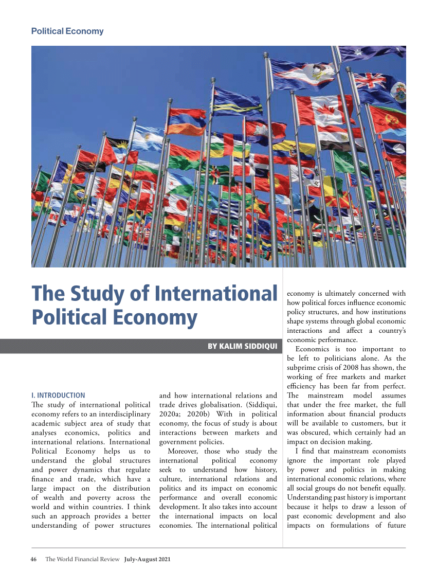 research topics in international political economy