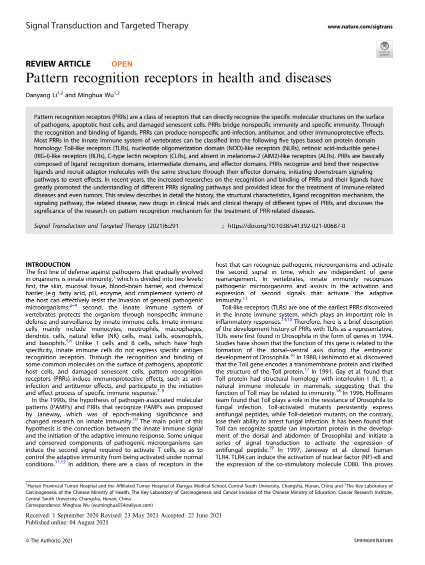 pdf-pattern-recognition-receptors-in-health-and-diseases