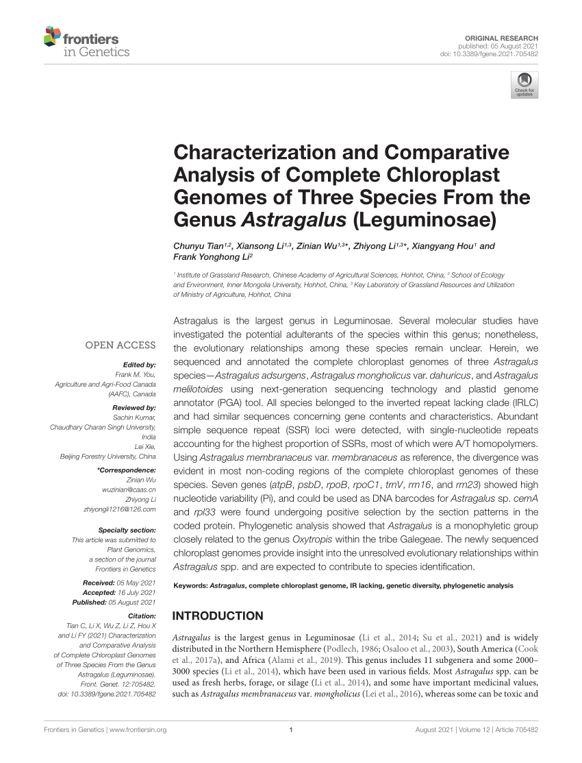 pdf-characterization-and-comparative-analysis-of-complete-chloroplast-genomes-of-three-species