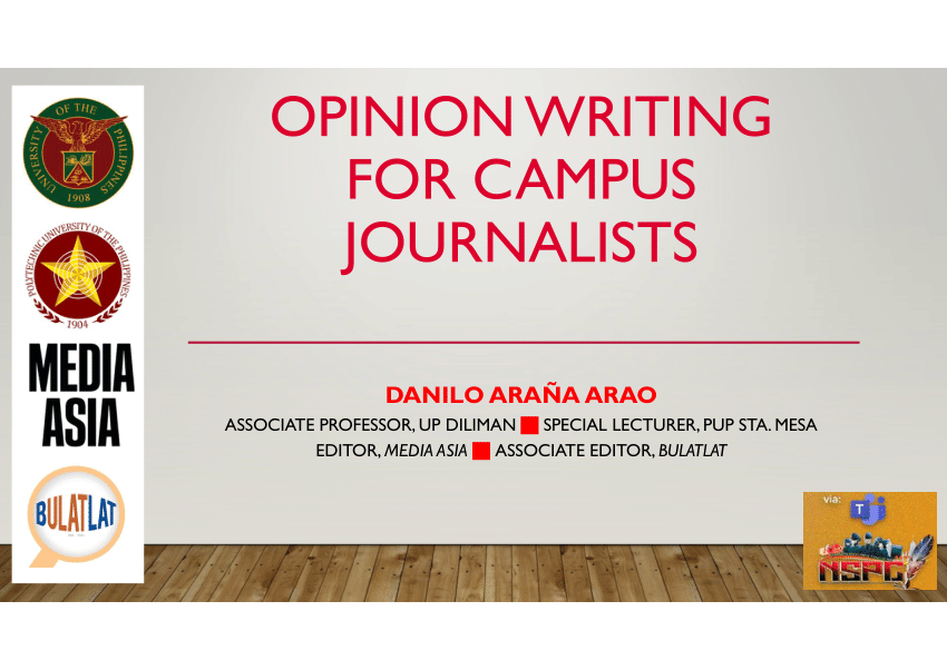 opinion writing journalism examples