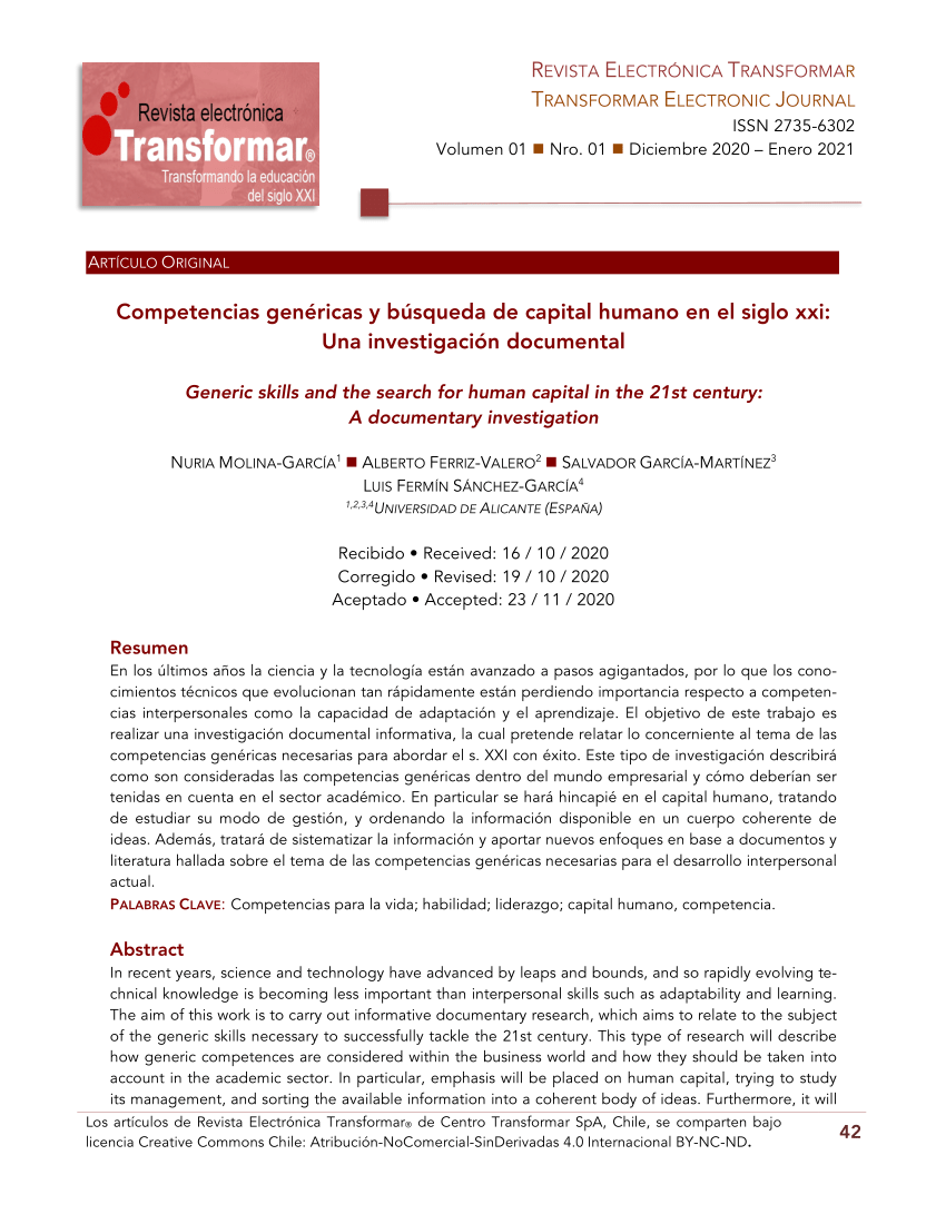 (PDF) Competencias genéricas y búsqueda de capital humano ...