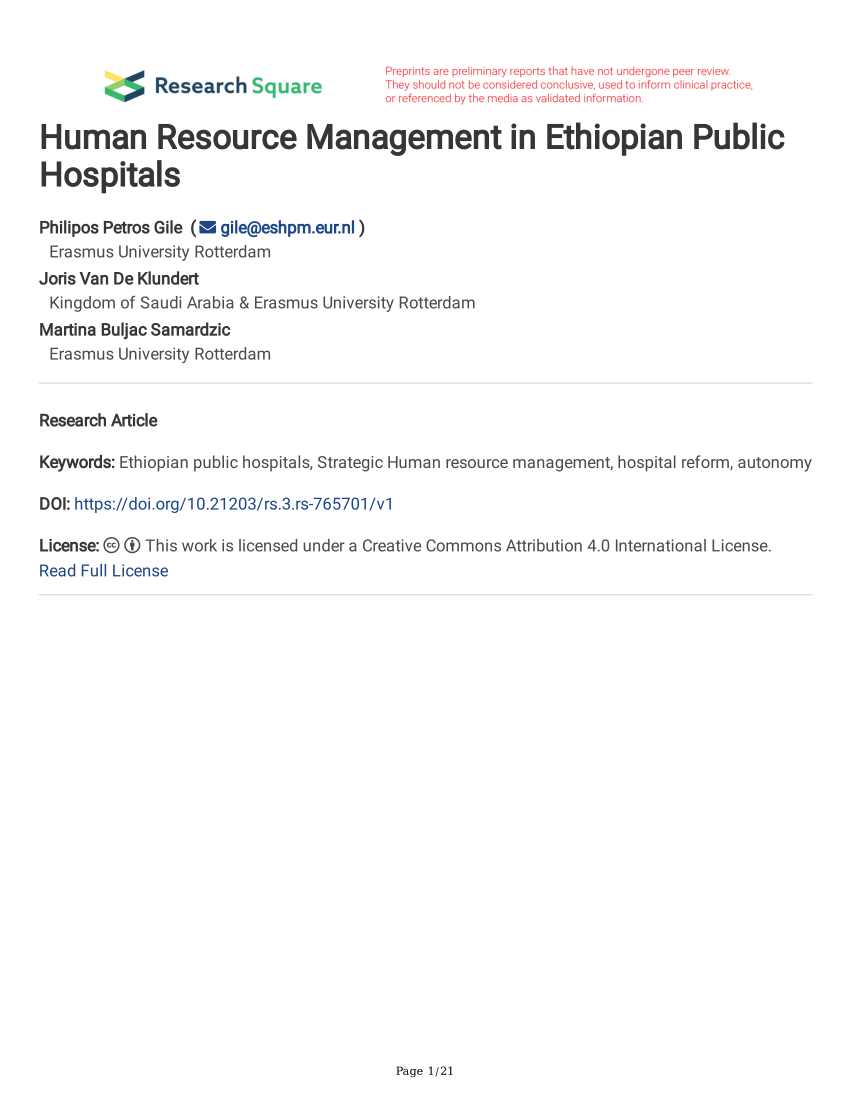 thesis on human resource management practices in ethiopia pdf