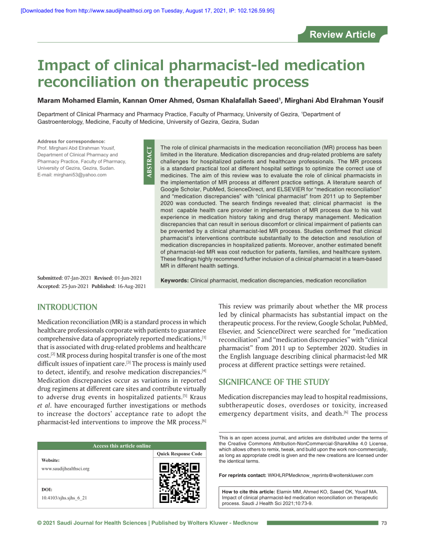 Is clinical therapeutics 2025 an ok journal