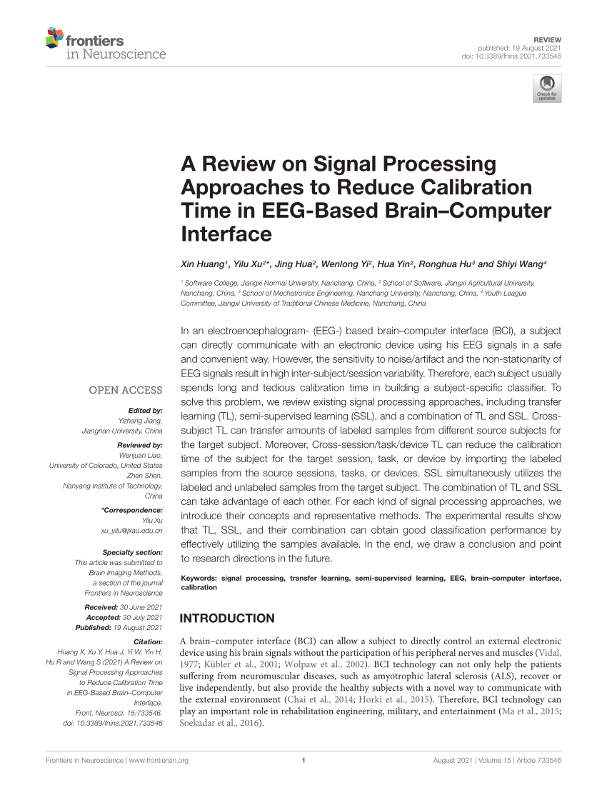 research papers on signal processing