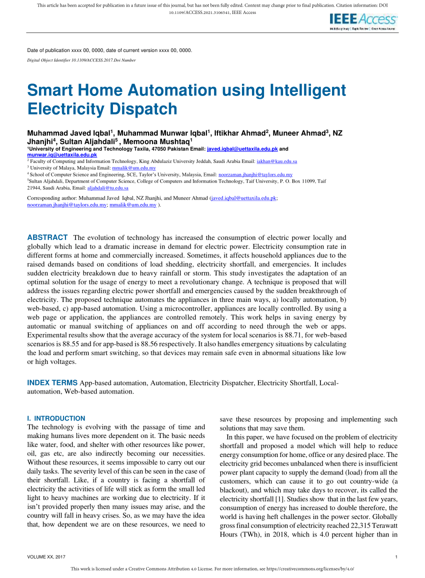 Smart appliances and the electrical system, Epthinktank