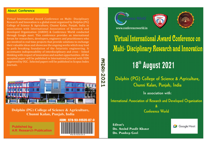 best thesis award 2021 india