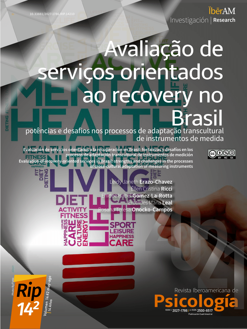 PDF) Avaliação de serviços orientados ao recovery no Brasil: potências e  desafios nos processos de adaptação transcultural de instrumentos de medida