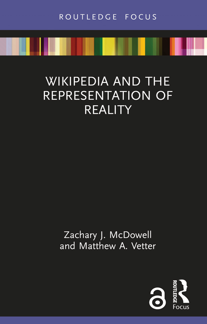 Pdf Wikipedia And The Representation Of Reality