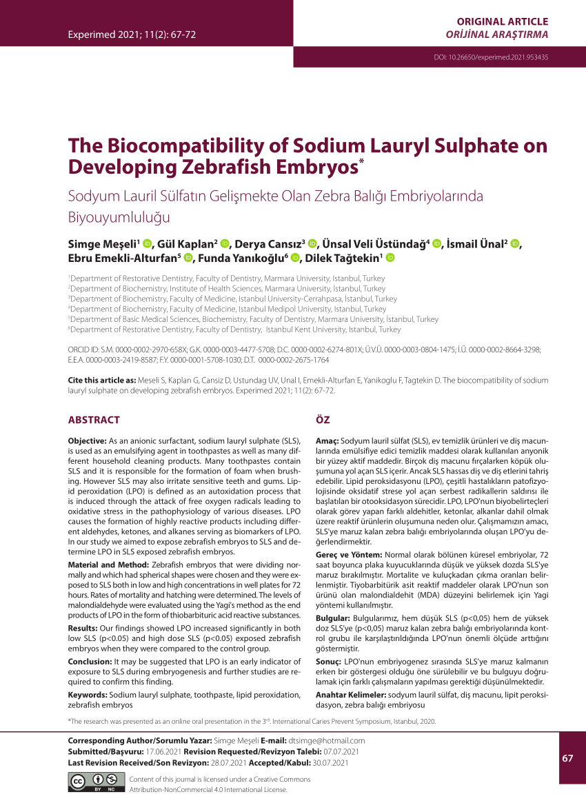 There is No Cancer Risk from SLS (Sodium Lauryl Sulfate)