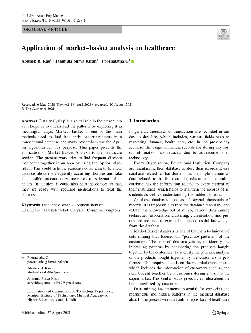 pdf-application-of-market-basket-analysis-on-healthcare