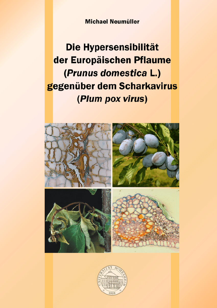 PDF Die Hypersensibilität der Europäischen Pflaume Prunus ...