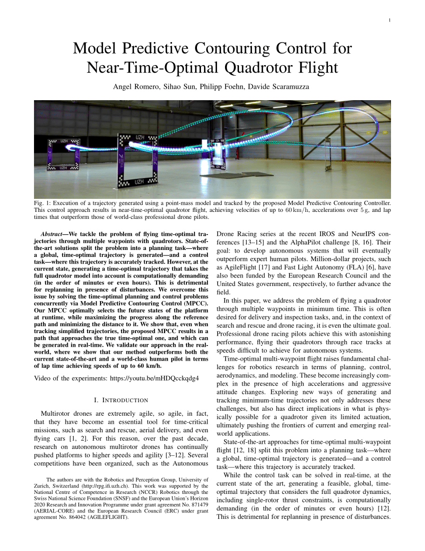 Model Predictive Contouring Control for Time-Optimal Quadrotor Flight (TRO  2022) 