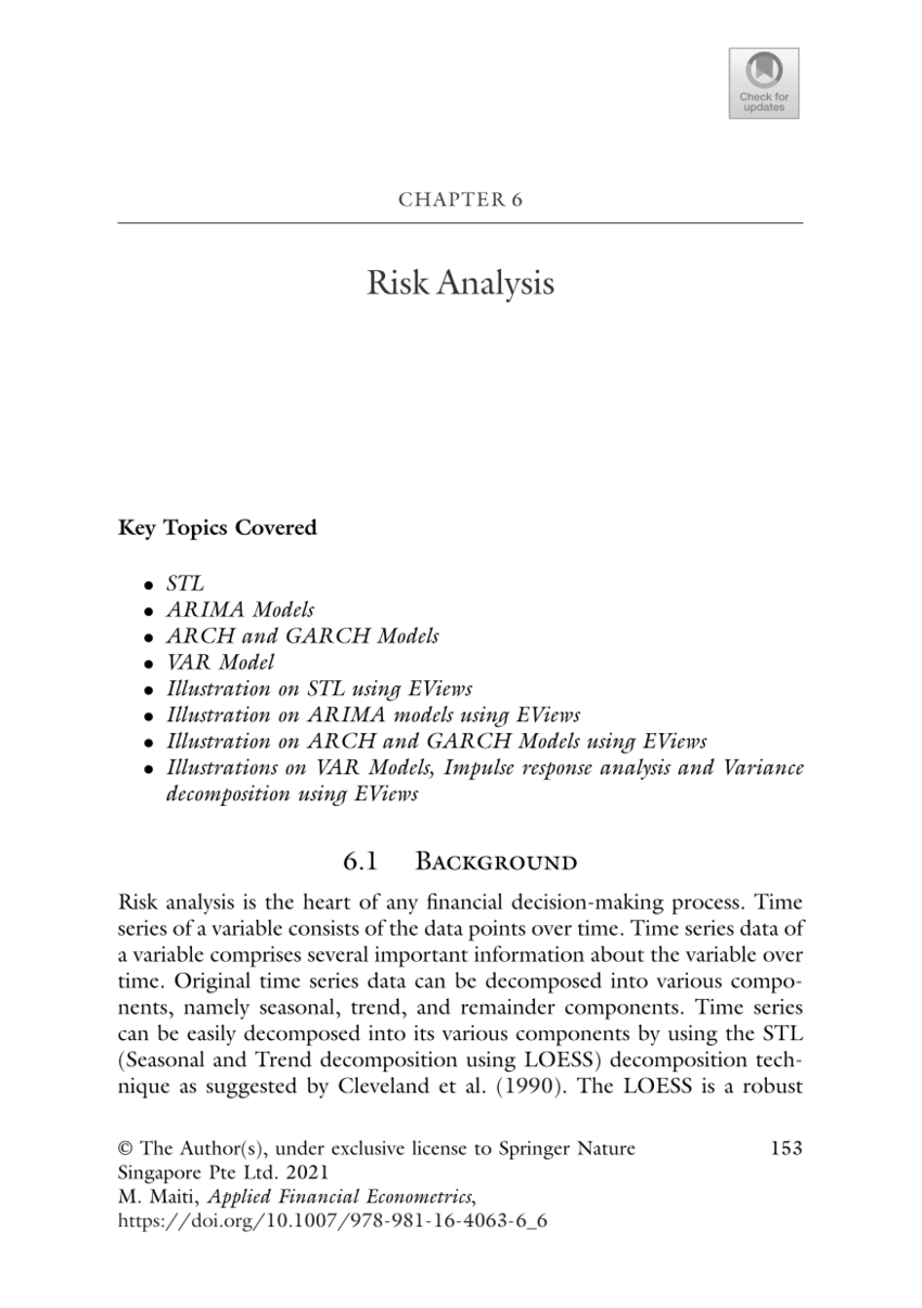 risk analysis thesis