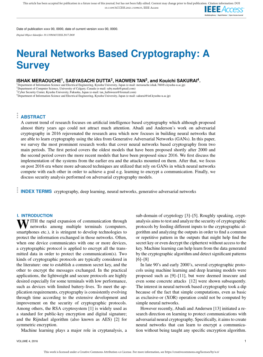 ieee research paper based on cryptography