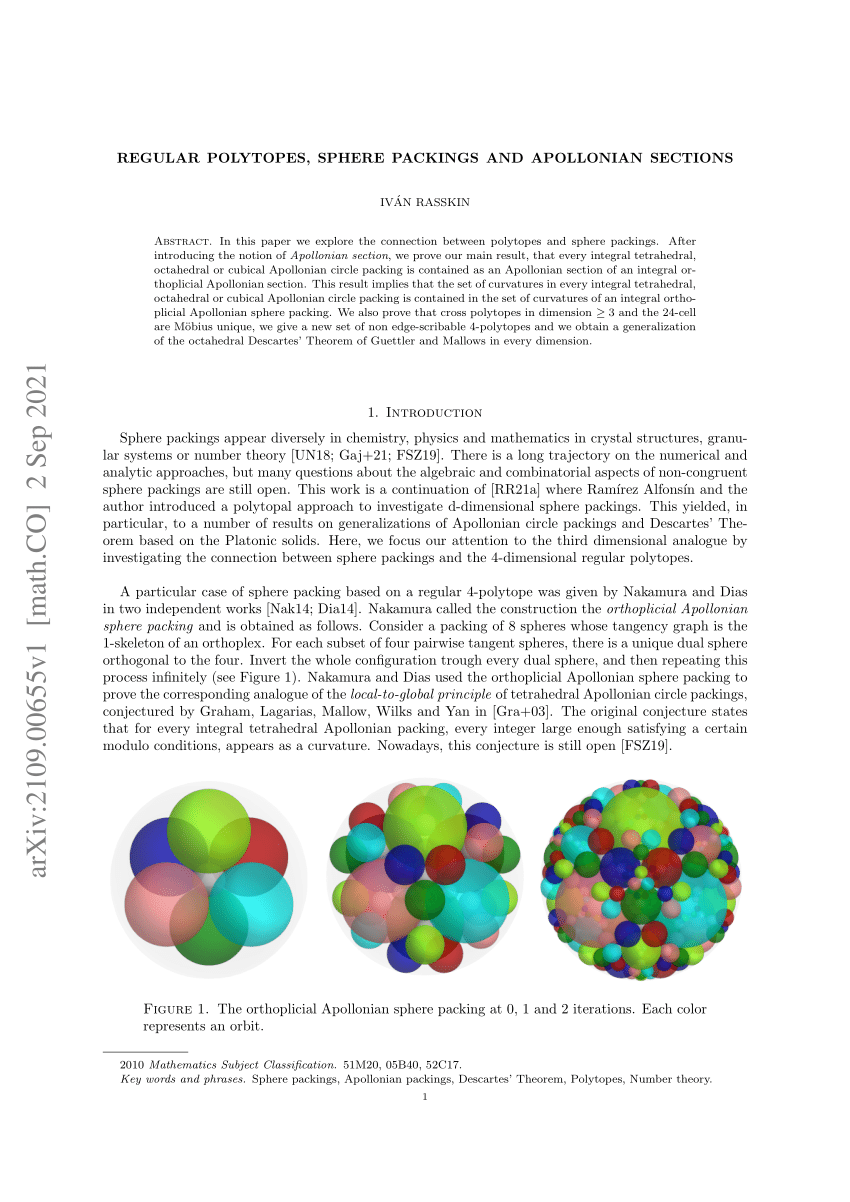 number theory - The Four Square Theorem and Integral Apollonian Circle  Packings, is there any connection? - Mathematics Stack Exchange