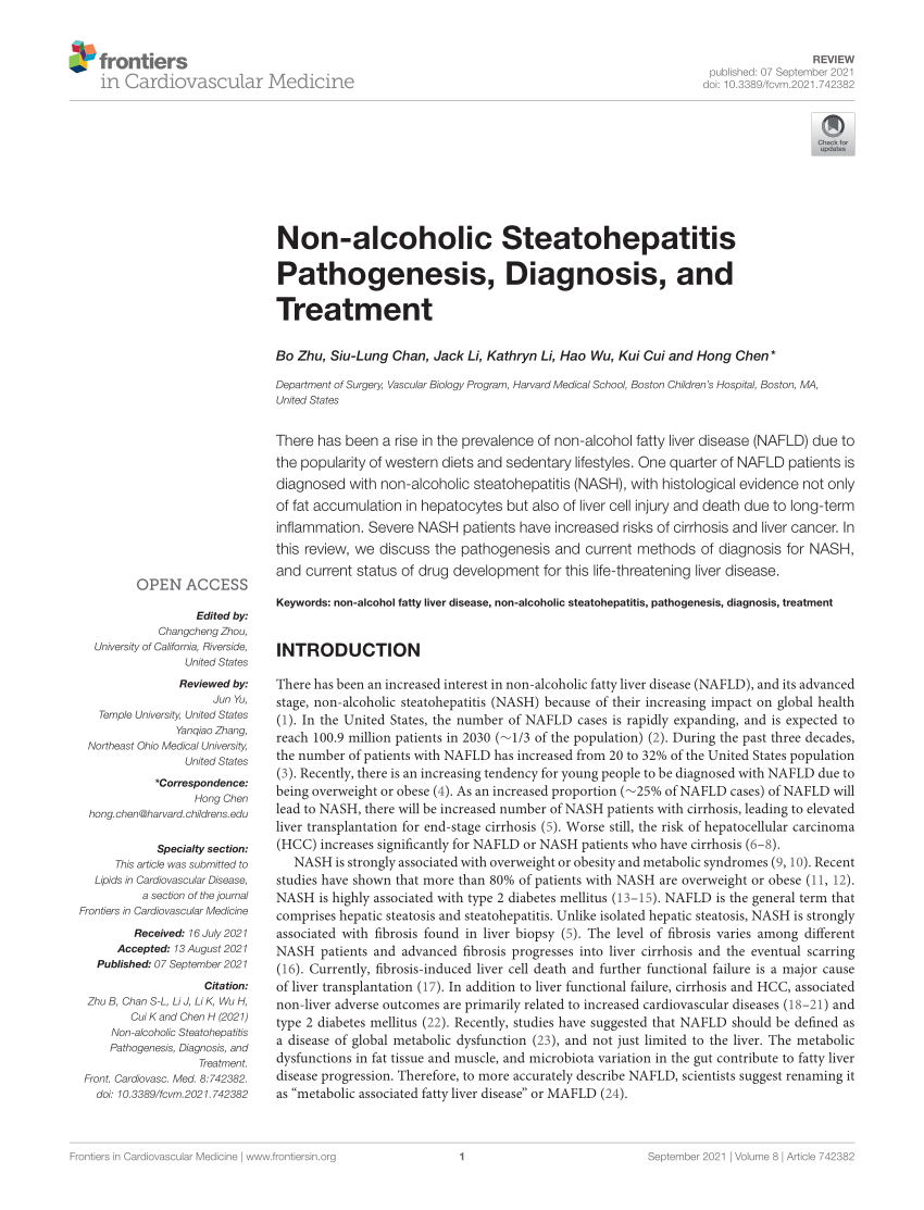 pdf-non-alcoholic-steatohepatitis-pathogenesis-diagnosis-and-treatment