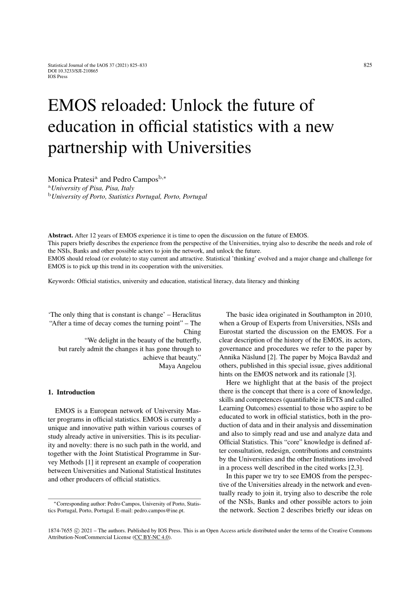 PDF) EMOS reloaded: Unlock the future of education in official