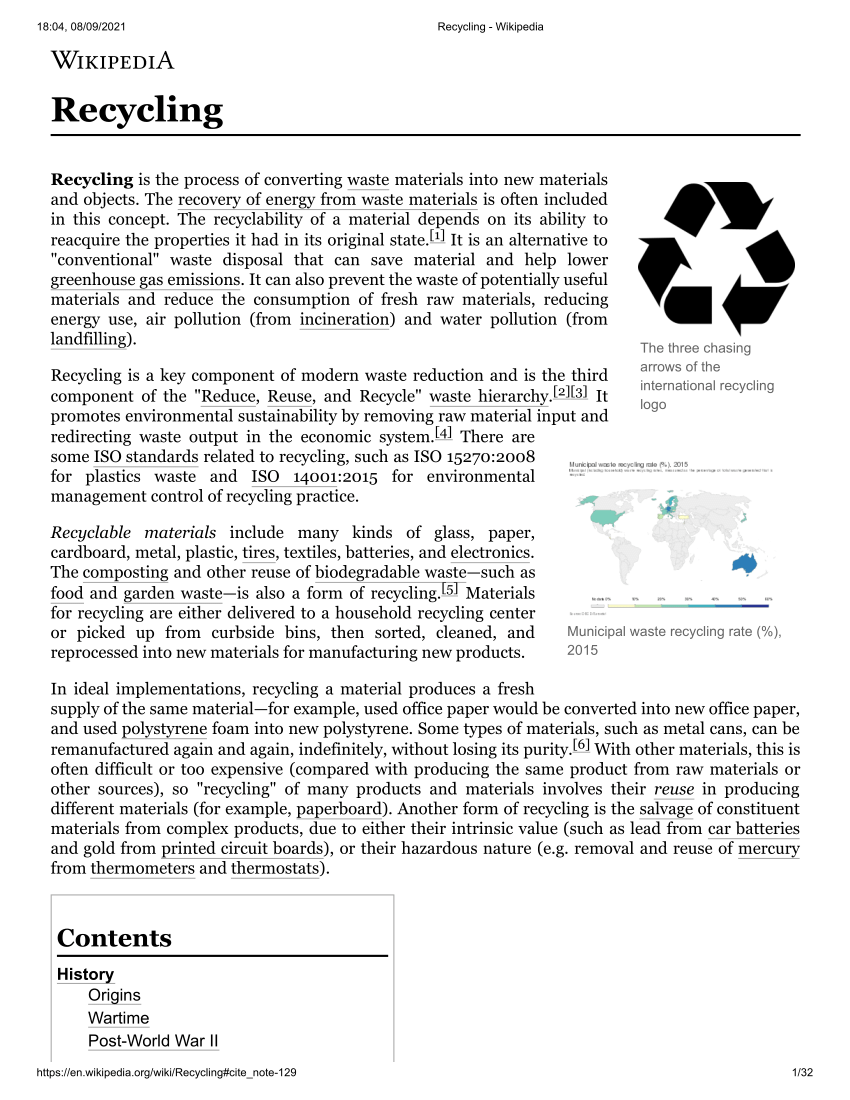 PDF) Recycling