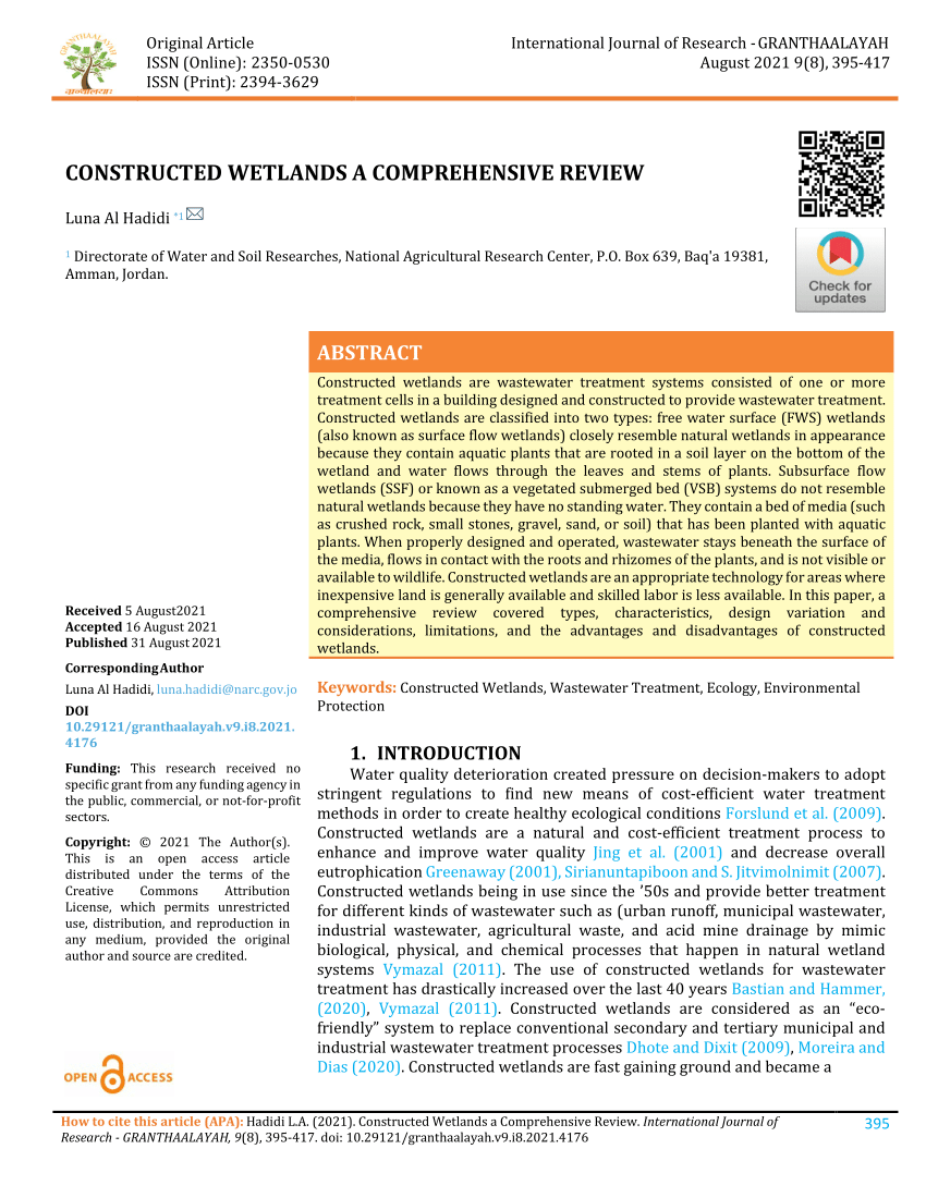 thesis topics on wetland