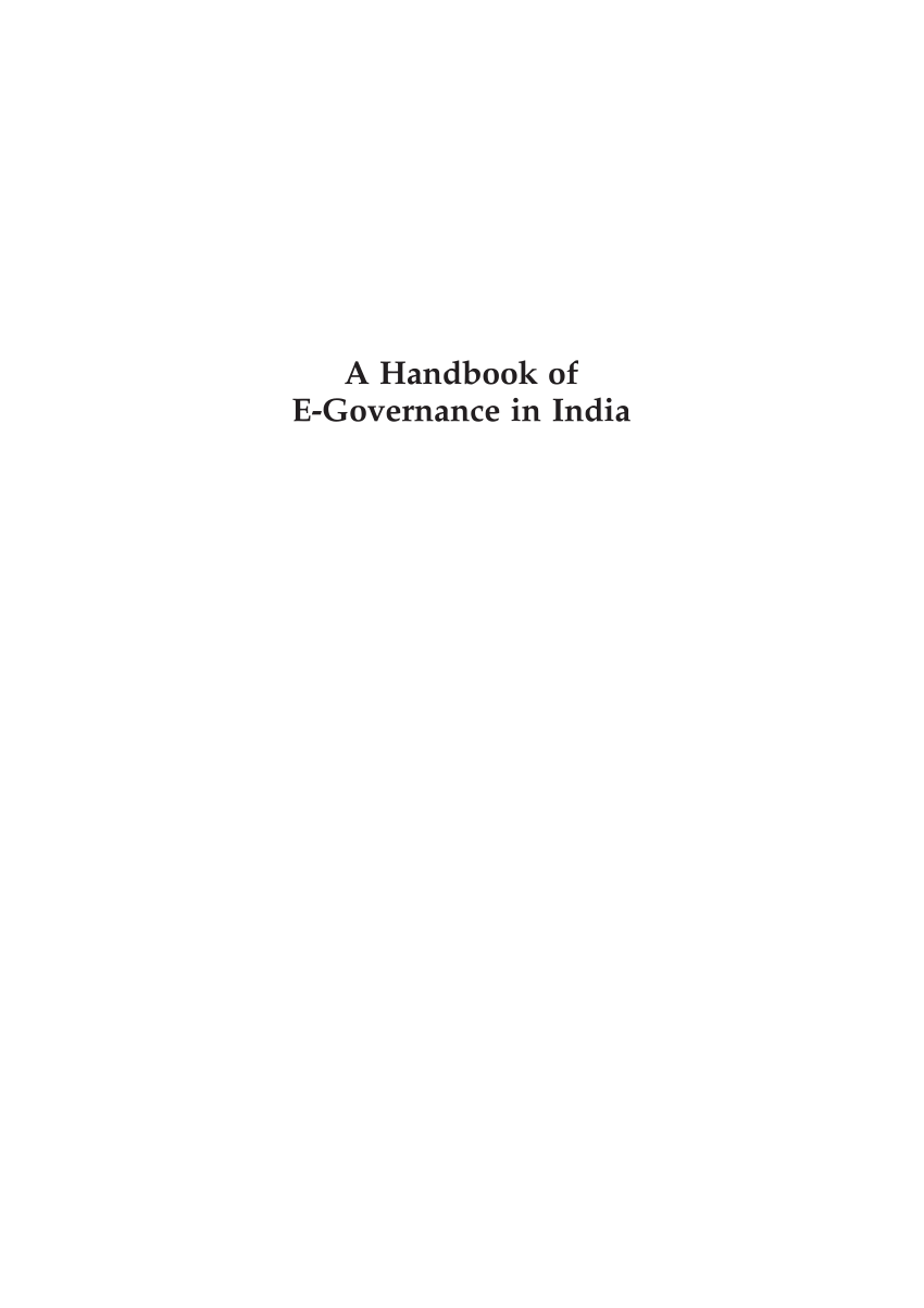 e governance in india research paper