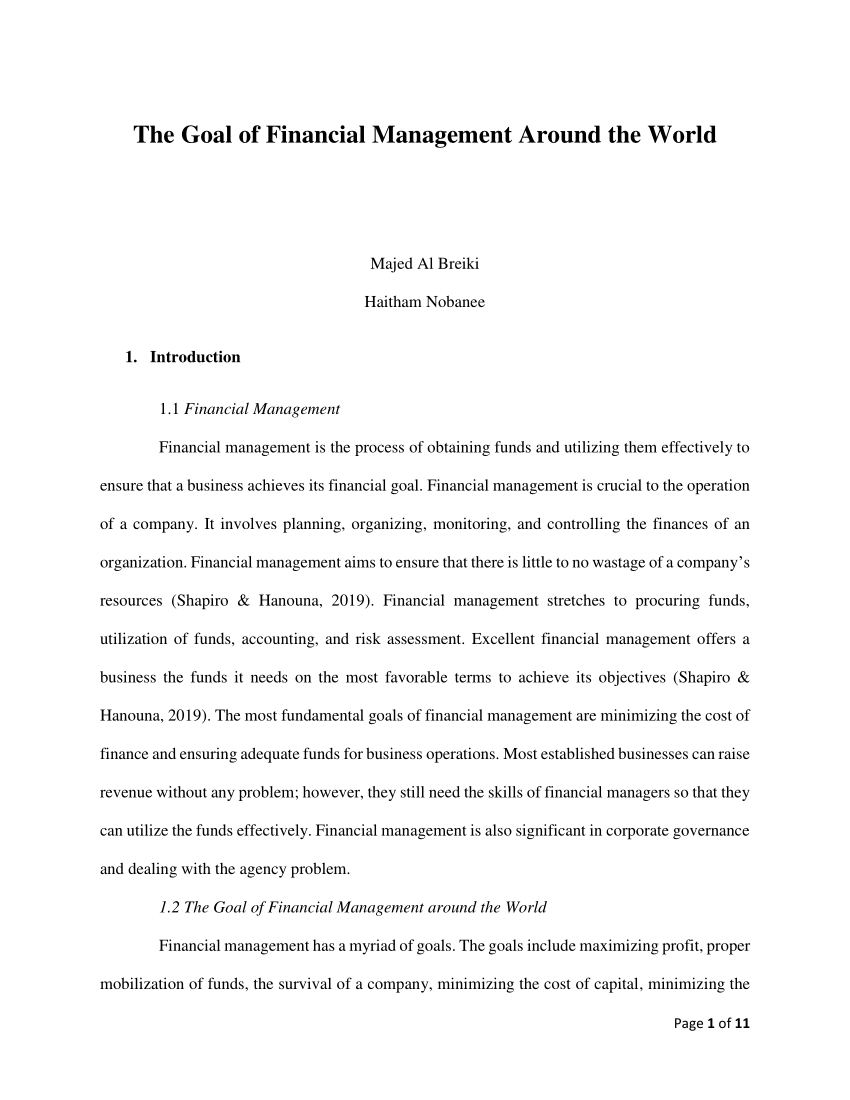 pdf-the-goal-of-financial-management-around-the-world