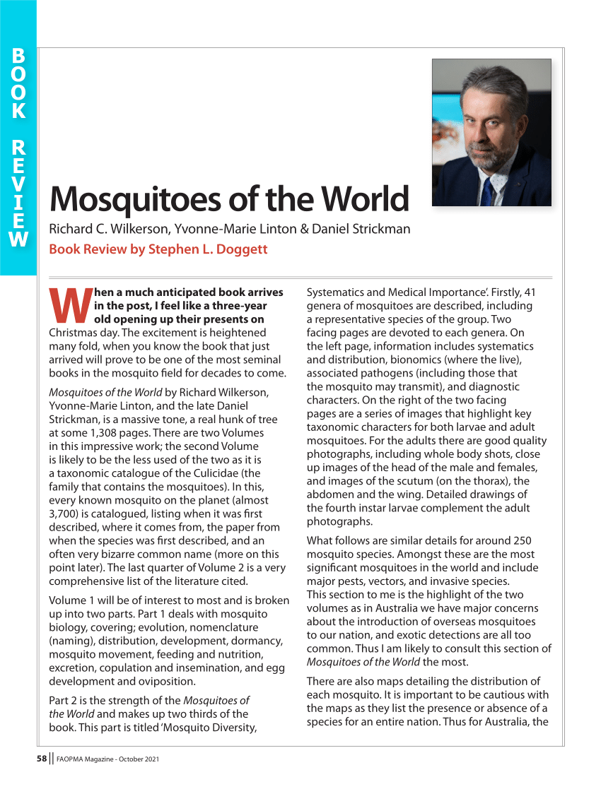 (PDF) Mosquitoes of the World