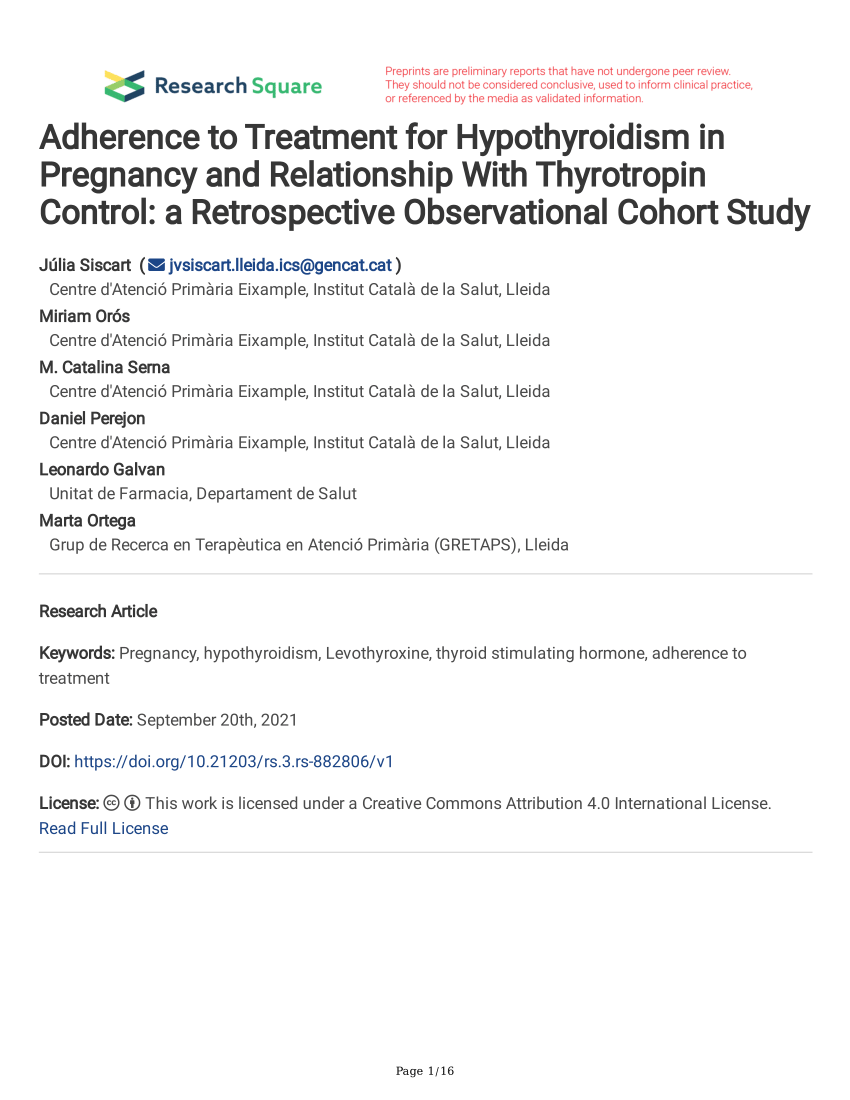 case study quiz hypothyroidism therapy in pregnancy