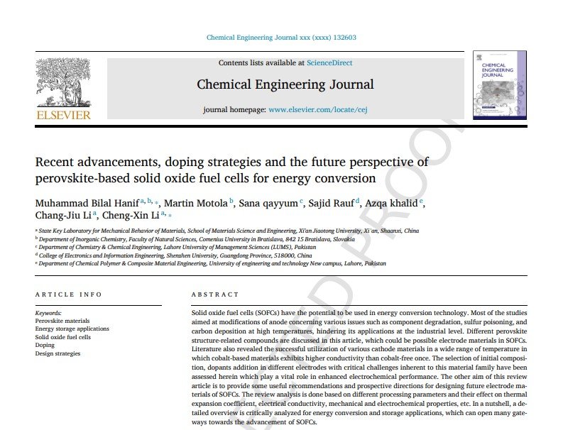 (PDF) Recent advancements, doping strategies and the future perspective