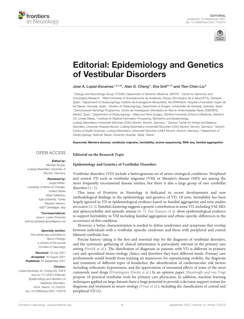 epidemiology editorial committee medical research archives