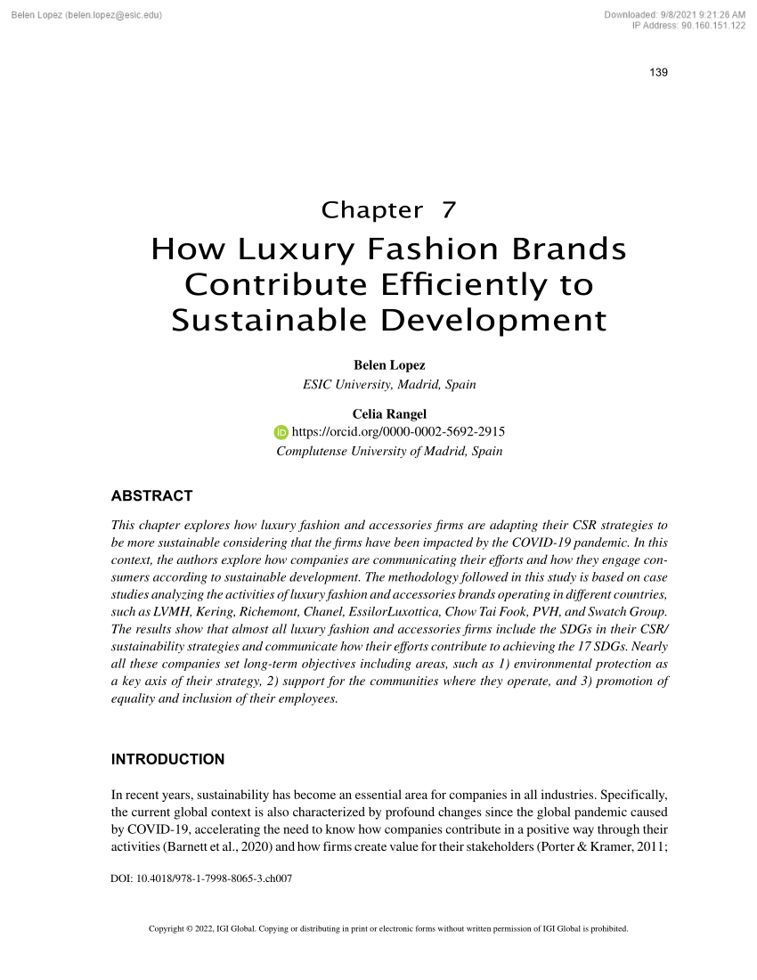 Inside The Luxury Fashion Industry's Big Sustainability Push