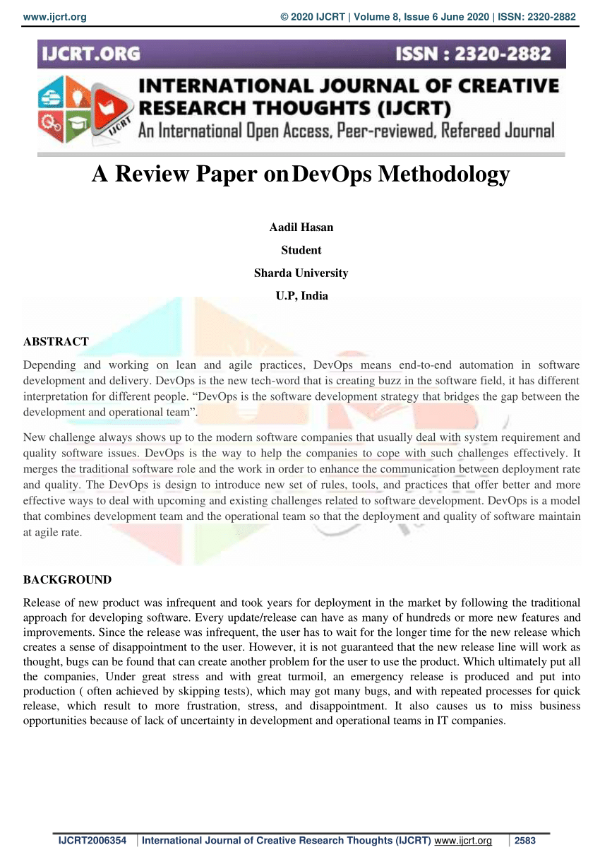 devops research paper pdf