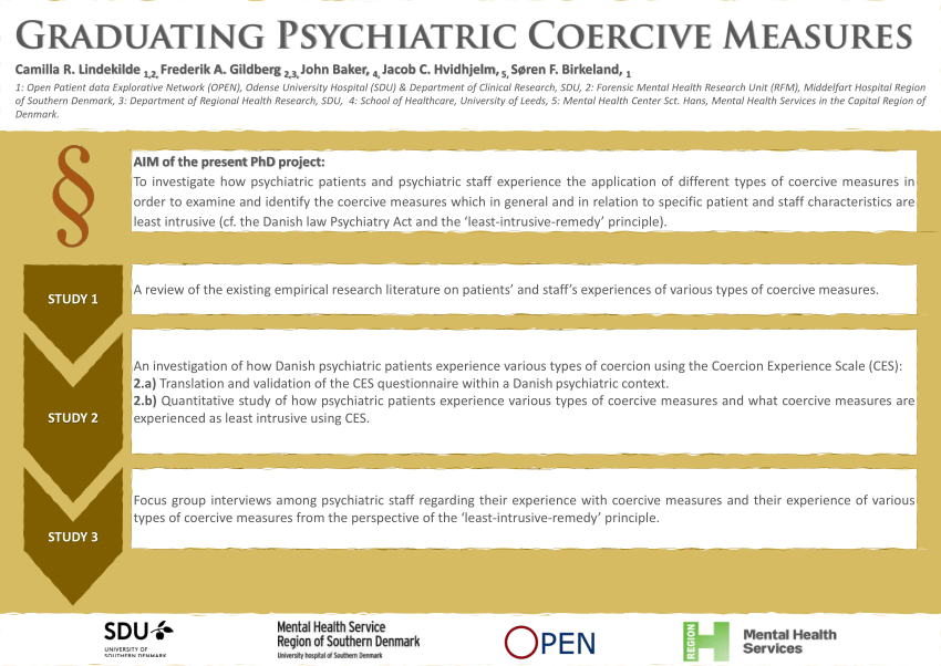Pdf Graduating Psychiatric Coercive Measures