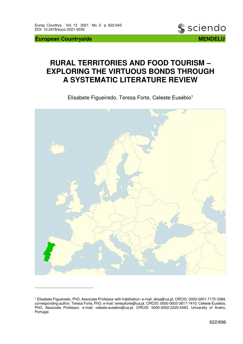 rural tourism a systematic literature review on definitions and challenges