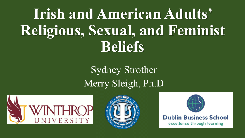 Pdf Irish And American Adults Religious Sexual And Feminist Beliefs 7084