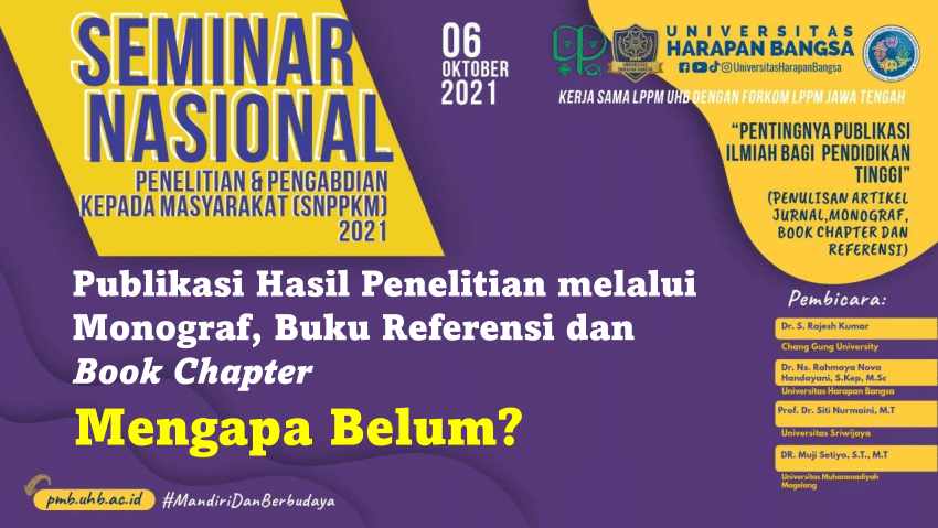 (PDF) Publikasi Hasil Penelitian melalui Monograf, Buku Referensi dan