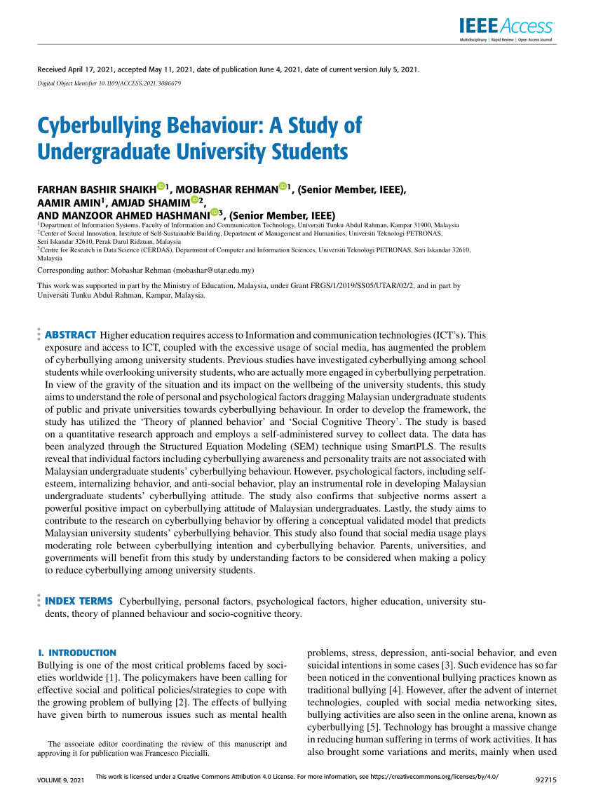 research design in cyberbullying