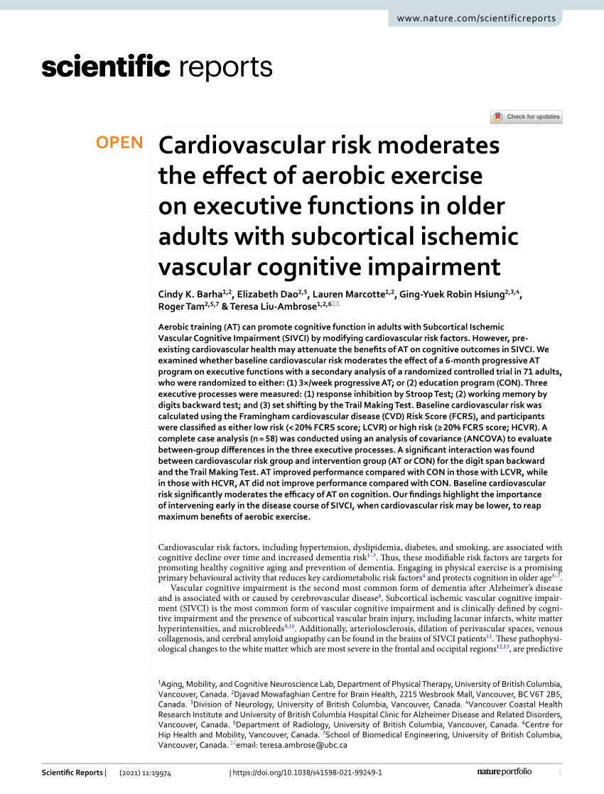 Engaging the elderly with exercise to prevent age-related disease